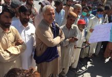 Turbat protests against murder of Human Rights activist’s father