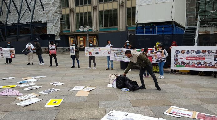 Germany: BNM protests against killing of Hanif Chamrok, Enforced Disappearances in Balochistan