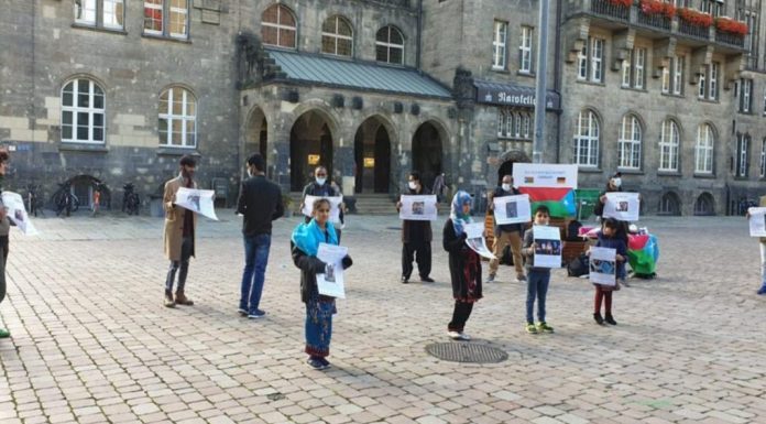 Protest held in Germany against human rights abuses in Balochistan