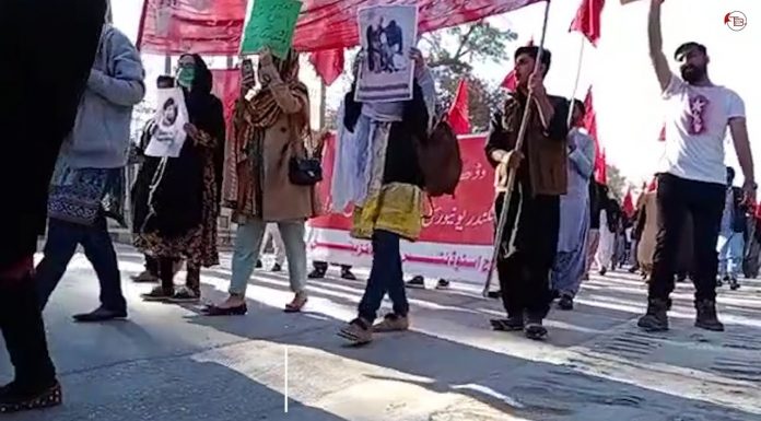 Students Protest in Balochistan Against Military Presence in Educational Institutions