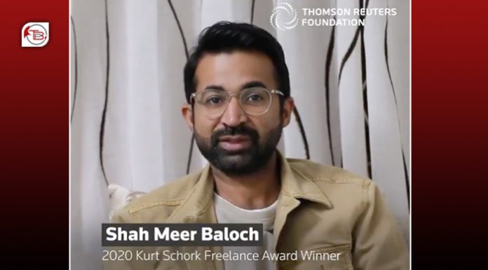 Baloch journalist wins prestigious reporting award