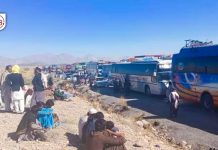 Khuzdar: Transporters on roads against the ‘violent’ behavior of Pakistani forces