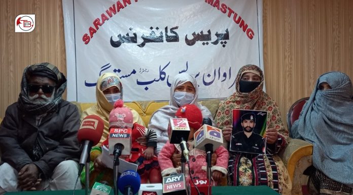 After dead bodies of two sons a Baloch mother awaits release of the third missing son