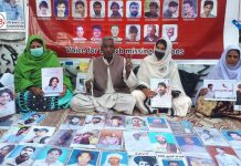 Protest for Baloch missing persons completes its 4178th day