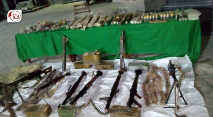 Mastung: Levies force claims arms and ammunition seizure