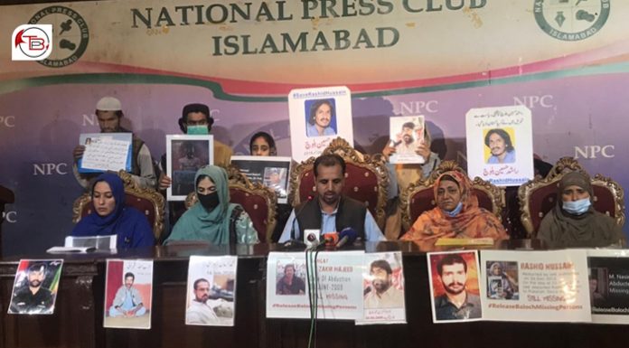 VBMP to carry out a sit-in protest in Islamabad against enforced disappearances