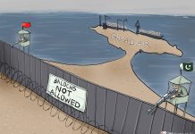 TBP Cartoon: Baloch Not Allowed!
