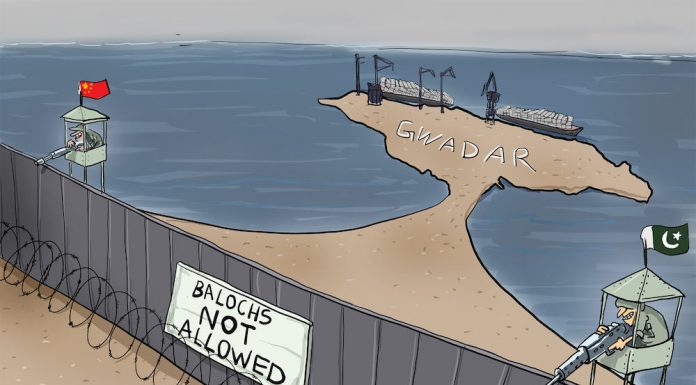 TBP Cartoon: Baloch Not Allowed!