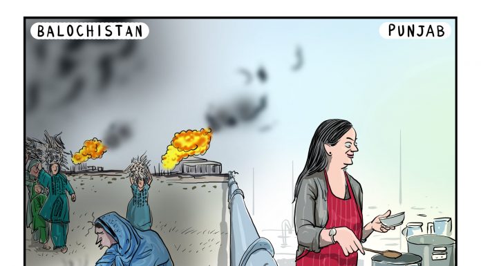 TBP Cartoon: Gas Shortage in Balochistan
