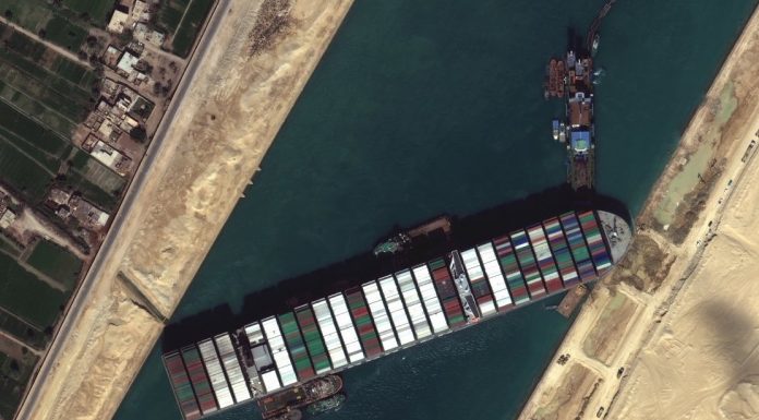 Giant cargo ship freed in the Suez Canal after a week of blockage