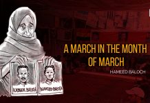 A march in the month of March – Hameed Baloch
