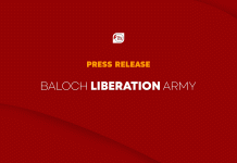 One killed, four injured as BLA attacks Pakistani forces in Kalat and Noshki Baloch Liberation Army