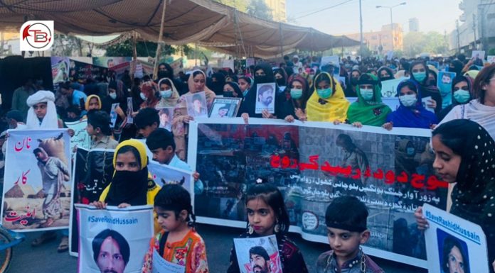 Solidarity walk held in Karachi to commemorate the Baloch Culture Day