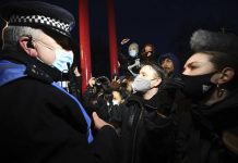 London: Protests spark as police officer charged with woman’s murder AP photo