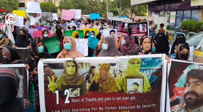 Twelve years of disappearance: Demonstrations in Karachi, foreign countries as activist threatens self-immolation