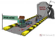 TBP Cartoon: Death Roads of Balochistan
