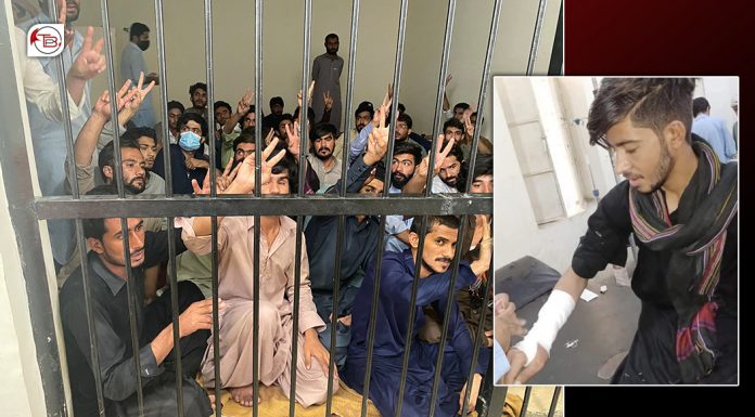 Quetta: Students protesting against medical college entry test beaten by the police