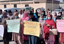 Breast cancer awareness walk held in Turbat