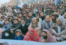 PTM holds demonstration in Quetta against ‘state crackdown’ on Pashtuns