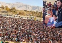 PTM holds gathering in Quetta for release of Ali Wazir and other leaders