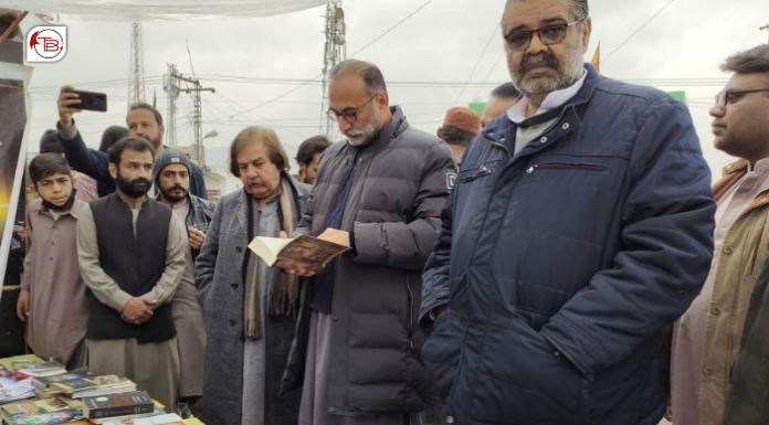 Quetta: Students mark the New Year with a book fair