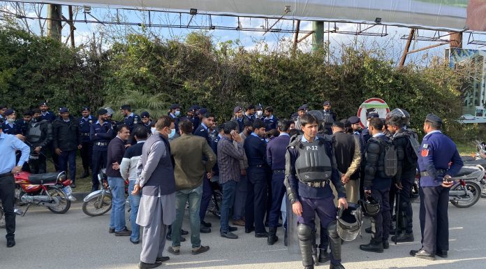 Baloch students protesting in Islamabad beaten up by police