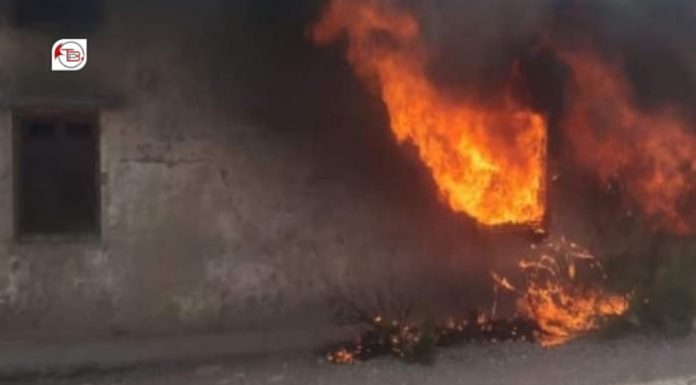 School set on fire in Harnai