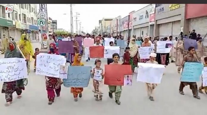Families, student bodies protest on Eid days for missing persons