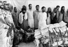 Panjgur: State-backed group arrested by locals for drug trafficking