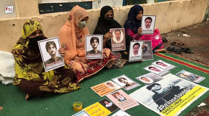 Baloch families protest “disappearance” of loved ones as others prepare for Eid