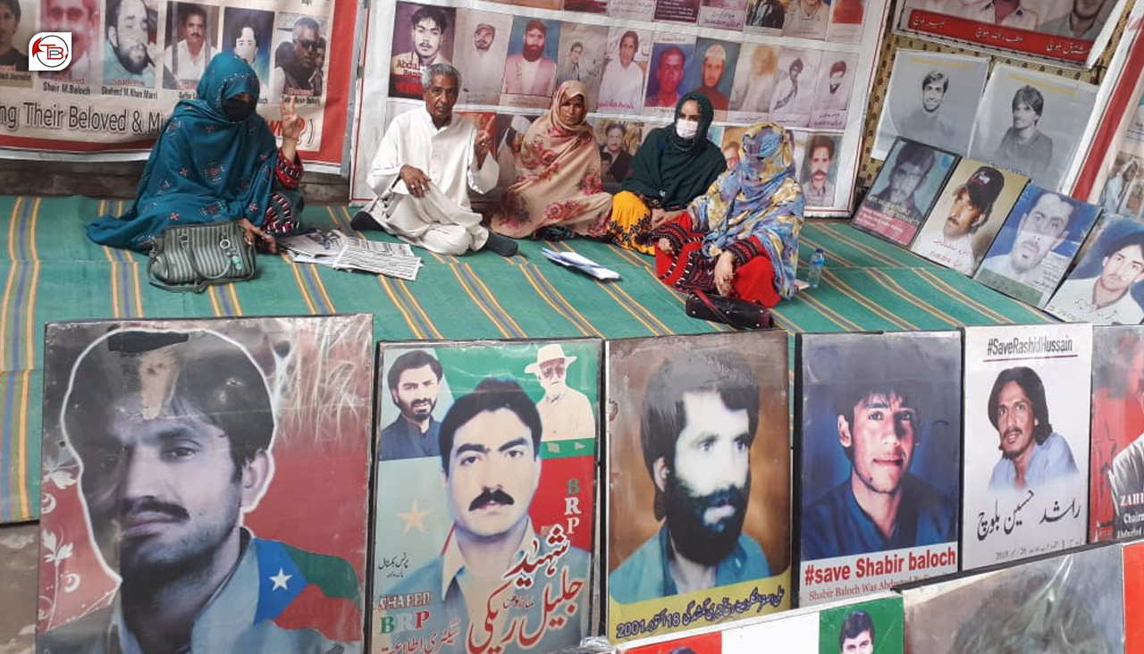 Baloch families protest “disappearance” of loved ones as others prepare for Eid