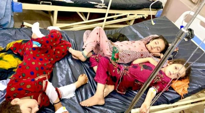 Noshki: The Cholera outbreak affects many children