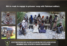 BLA says ready for prisoner swap talks with Pakistan army