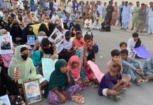 BYC Gwadar staged a protest for missing persons