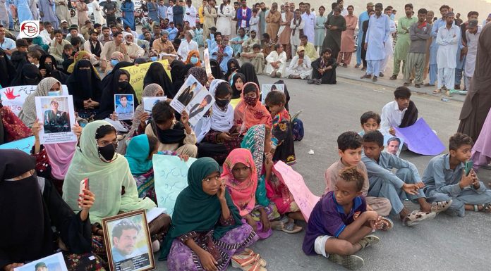 BYC Gwadar staged a protest for missing persons