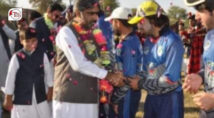 The first All Sindh & Balochistan cricket tournament kicks off in Sibbi