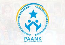 Paank releases its monthly report on rights violations in Balochistan