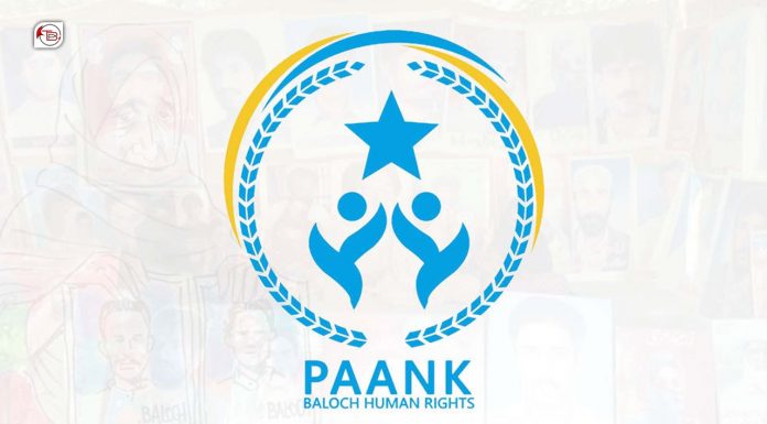 Paank releases its monthly report on rights violations in Balochistan