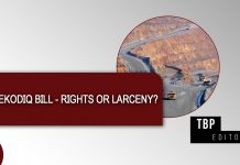 Rekodiq Bill – Rights or Larceny? – TBP Editorial