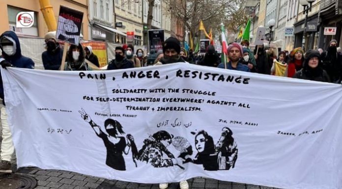 Germany: Transnational Alliance demonstrates on Human Rights Day