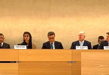 Geneva: Human Rights Council meeting, concerns over forced disappearances