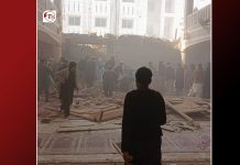 Blast at Peshawar Piloce Lines mosque kills 59, injures 157