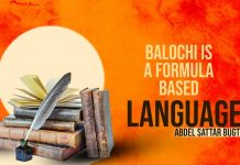 Balochi is a formula based language – Abdel Sattar Bugti