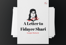 A Letter to Fidayee Shari A Letter to Fidayee Shari,