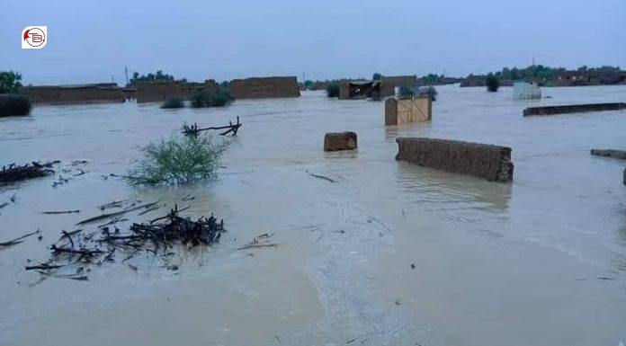 Naseerabad: Dam collapse triggers flooding in residential areas