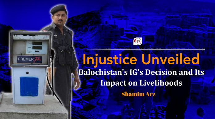 Injustice Unveiled: Balochistan’s IG’s Decision and Its Impact on Livelihoods Injustice Unveiled Balochistan's IG's Decision and Its Impact on Livelihoods