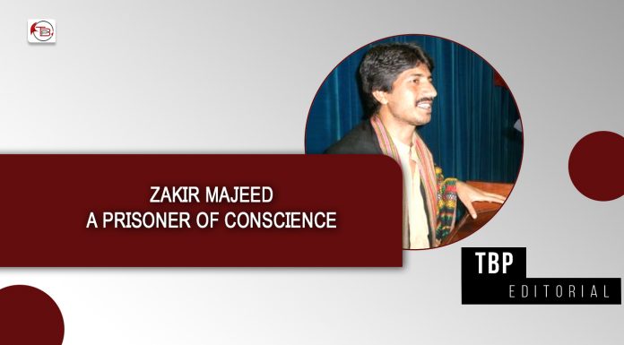 Zakir Majeed: A prisoner of conscience – TBP Editorial