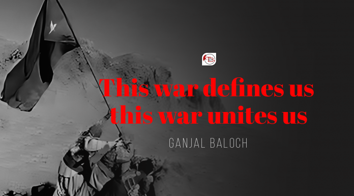 This war defines us; this war unites us