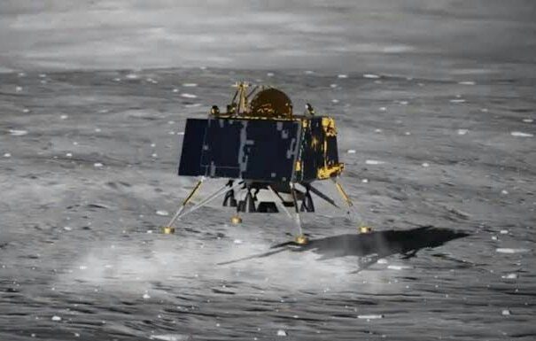 India’s Chandrayaan-3 Makes Historic Moon Landing Near South Pole
