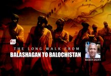 The Long Walk from Balashagan to Balochistan – Dr Naseer Dashti